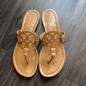 Tory Burch size 8 Miller nude sandal